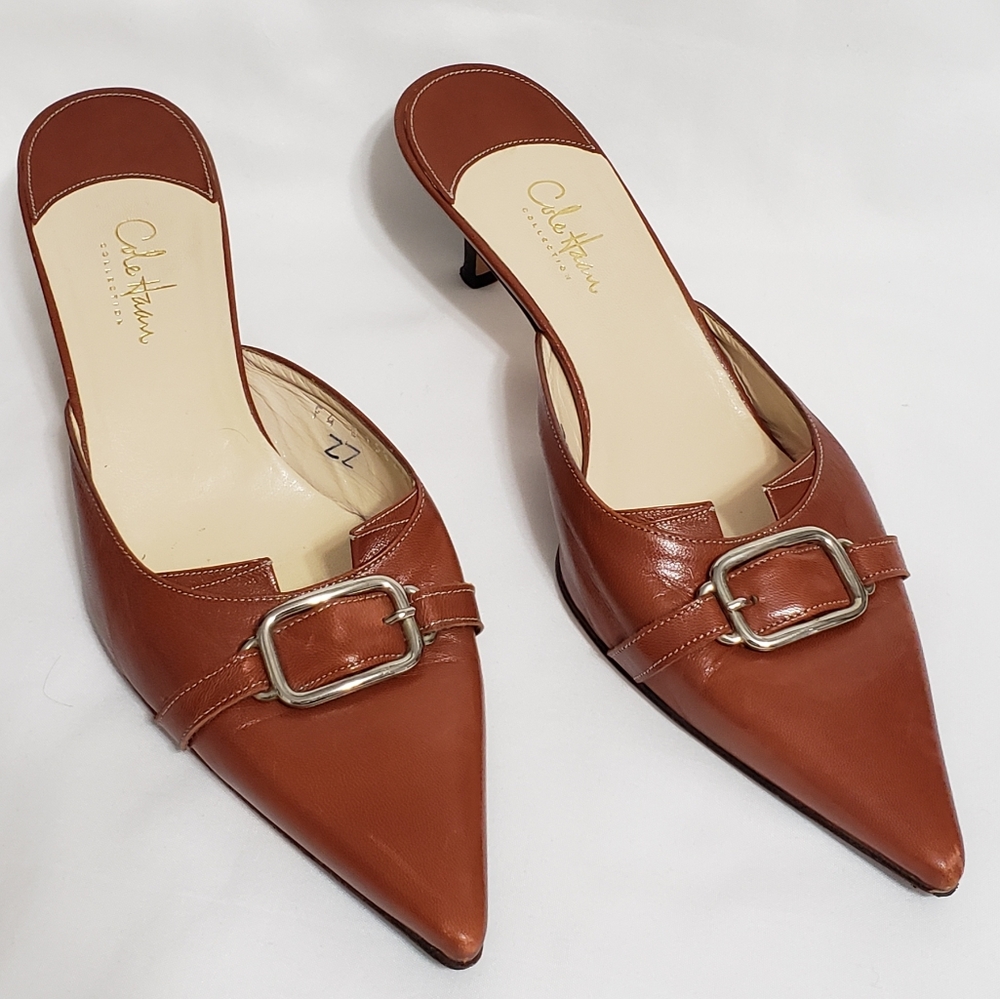 COLE HAAN Collection 8.5 B Heels Leather S…